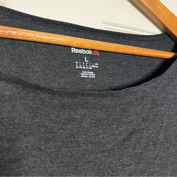 Reebok Activewear Top Women's Round Neck Long Sleeve Waist Tie Size Large - Picture 2 of 4